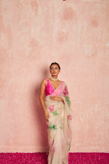 Pure organza silk fabric