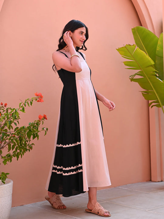 Cotton slub dress
