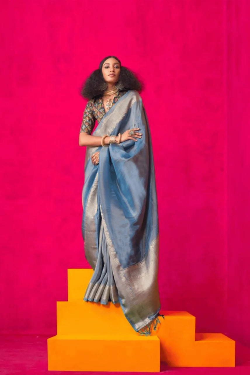 Tissue silk saree online
