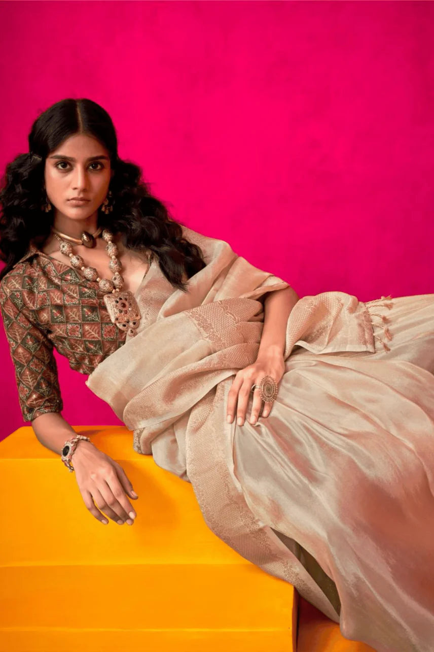 Lightweight party saree