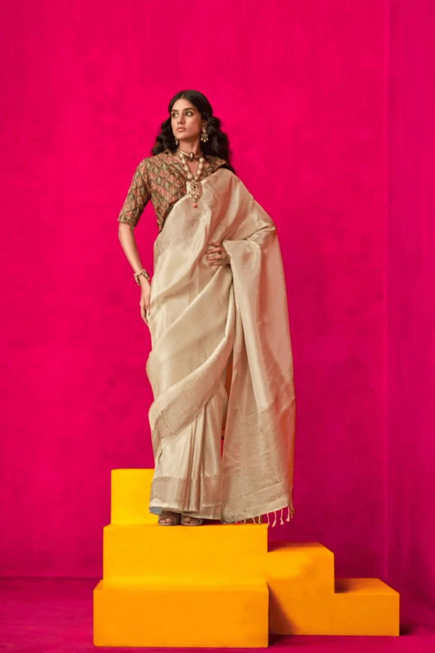 Readymade saree with blouse