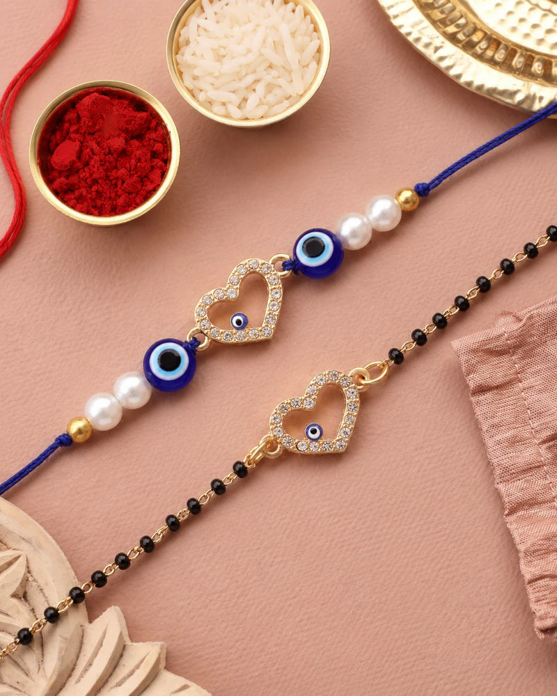Raksha Bandhan Bhaiya Bhabhi & Tilak Set