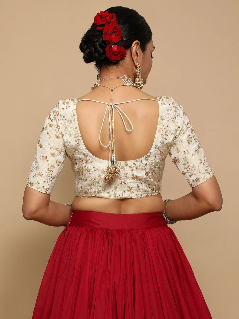 Blouse back design