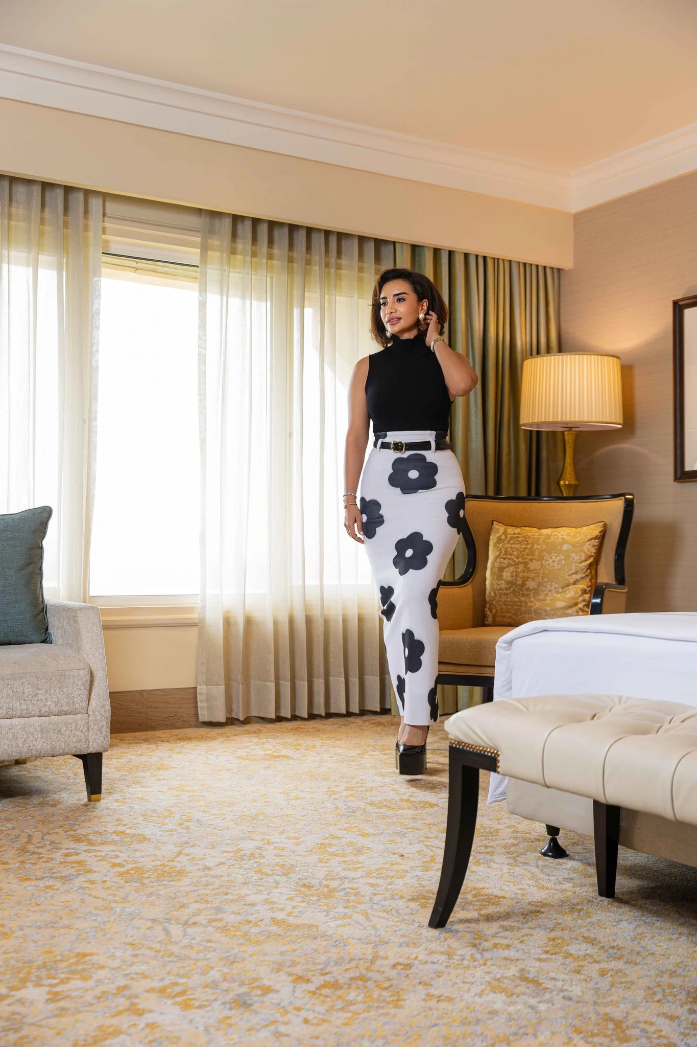 comfy floral dress