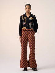 jungle applique top