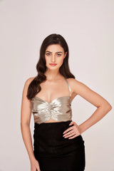 satin cocktail dress