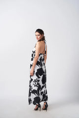 floral ankle-length dress