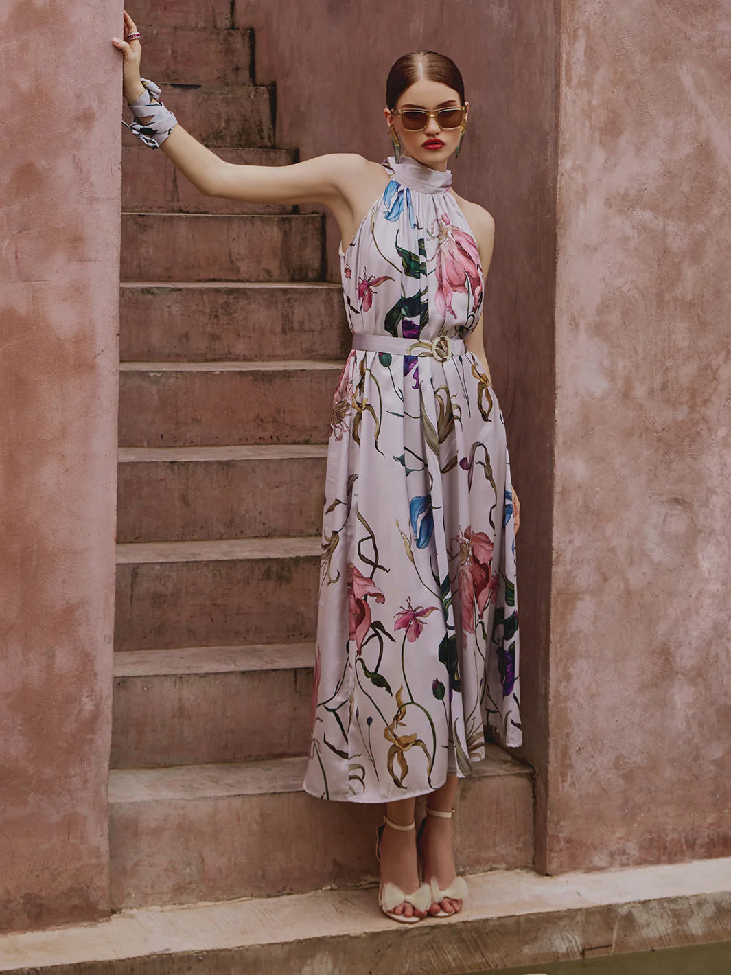 belted jumpsuit