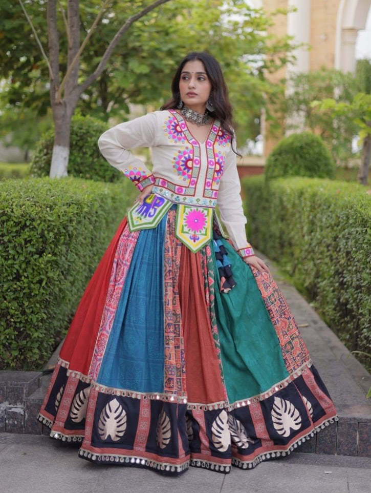 Rangmahal Garba Lehenga