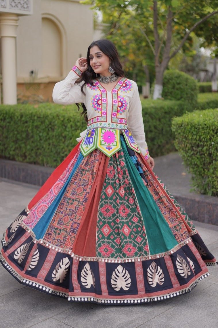 Rangmahal Garba Lehenga