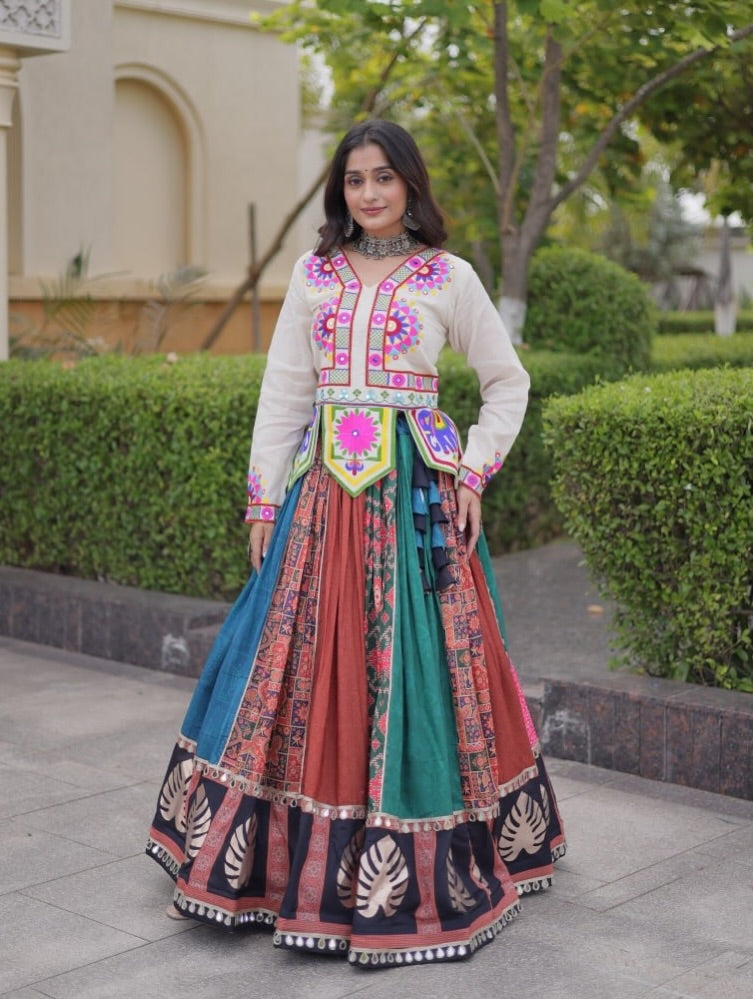 Rangmahal Garba Lehenga