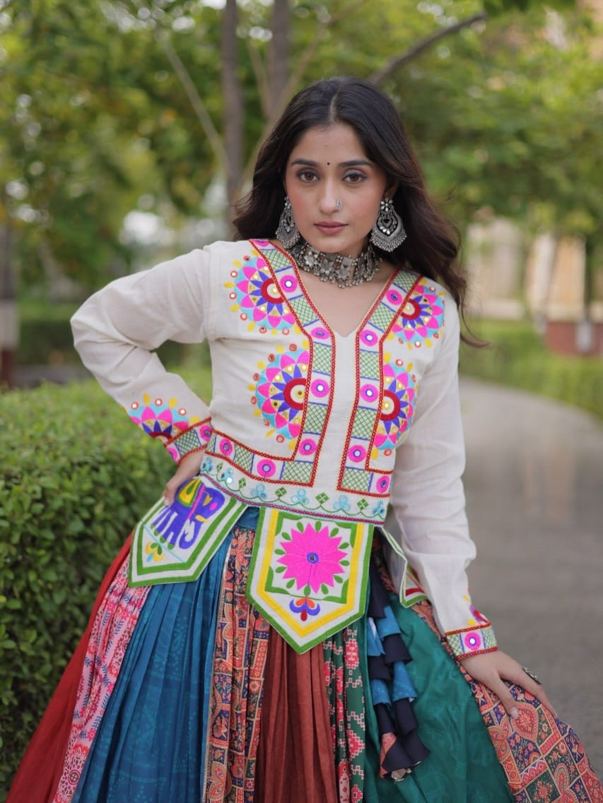 Rangmahal Garba Lehenga