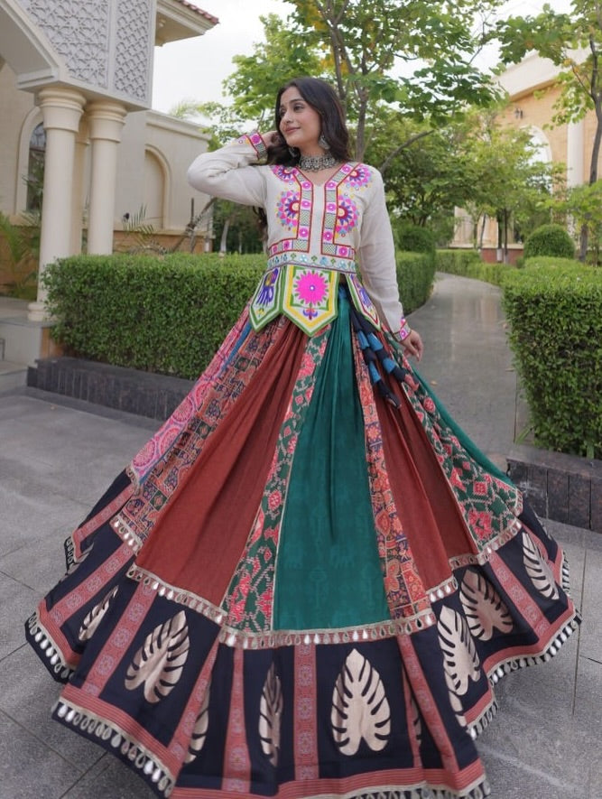 Rangmahal Garba Lehenga