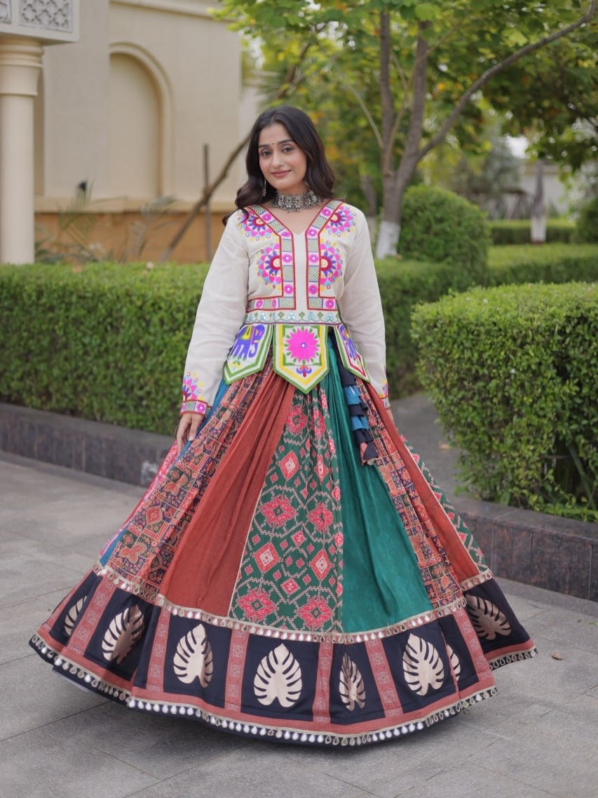 Rangmahal Garba Lehenga