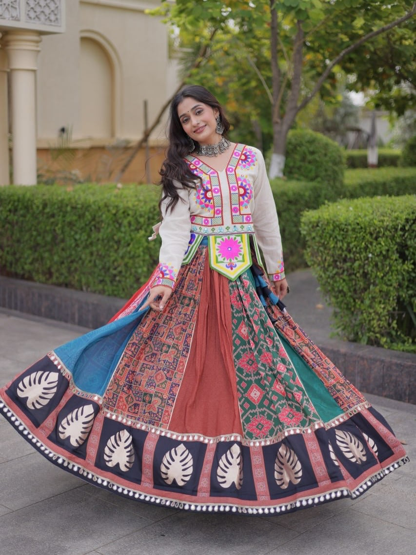 Rangmahal Garba Lehenga