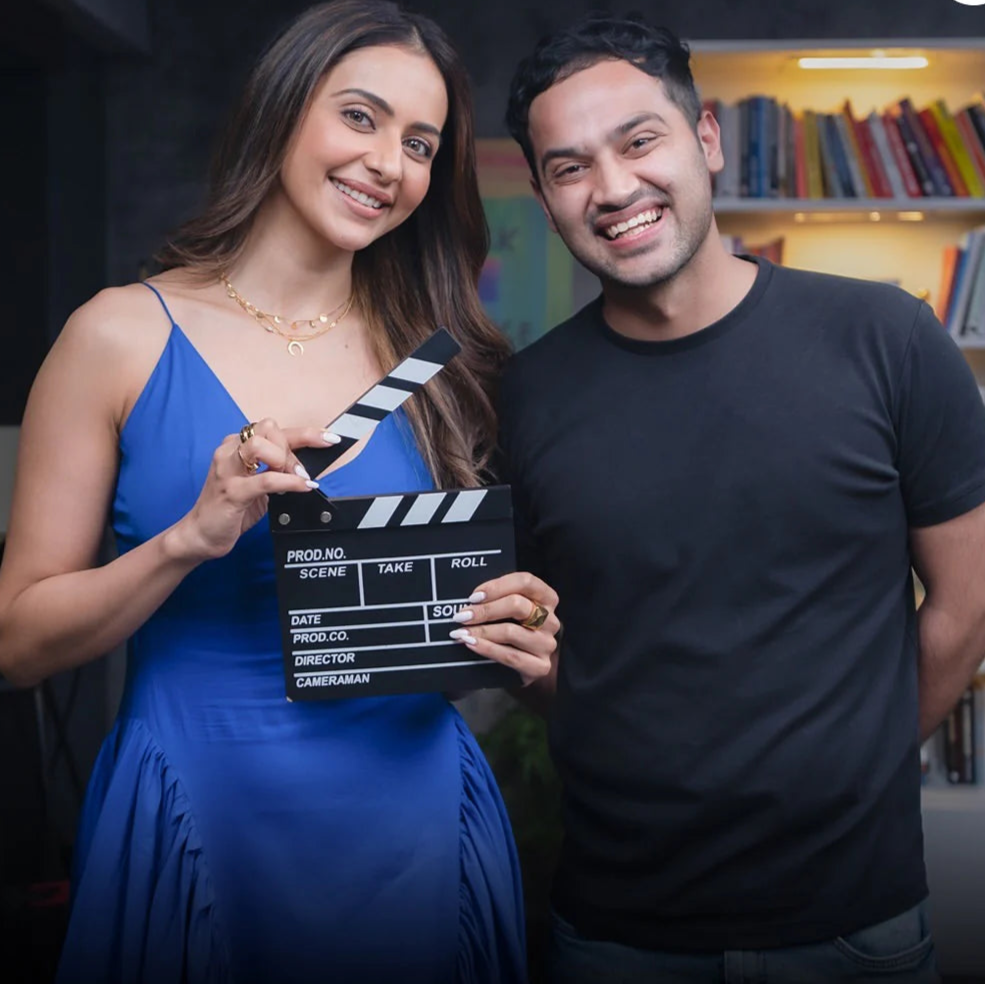 Ink blue cotton dress