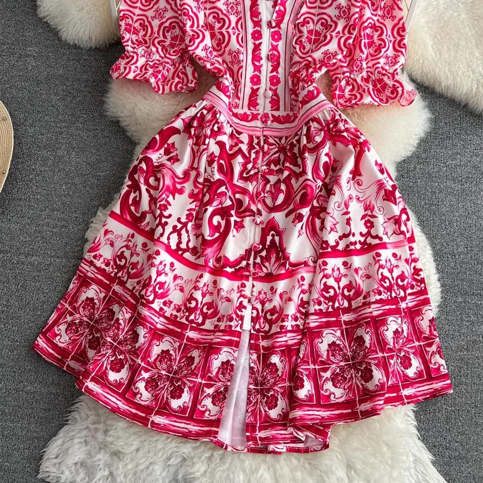 Retro-style dress for women