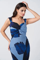 light blue midi dress