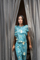 tropical print co-ord