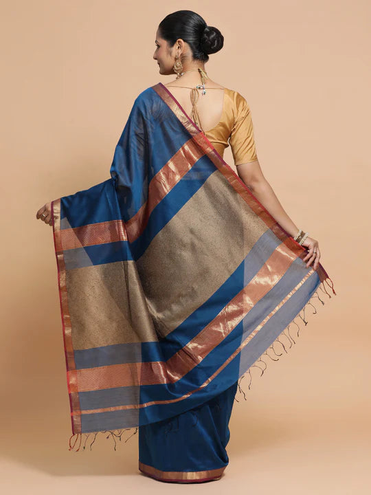 Handloom Maheshwari saree