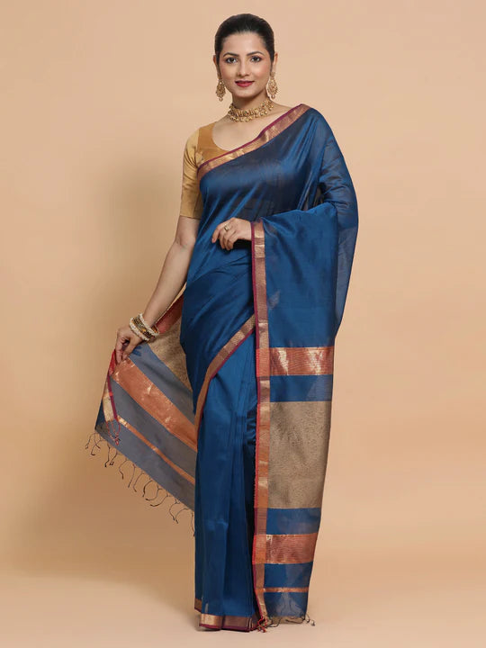 Wedding cotton silk saree