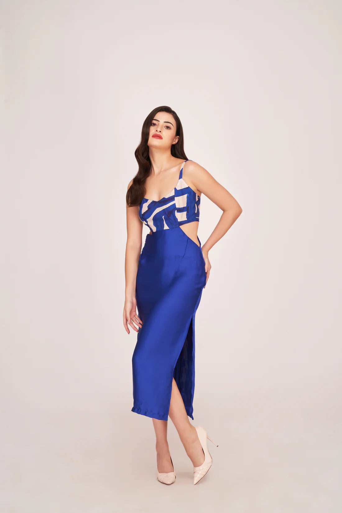 Strap shoulder dress