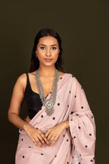 polka dot saree