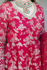 Brocade Meira Embroidered Anarkali Suit