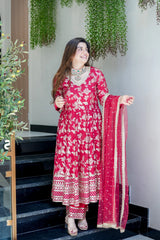 Brocade Meira Embroidered Anarkali Suit
