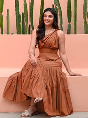 Asymmetrical tier dress