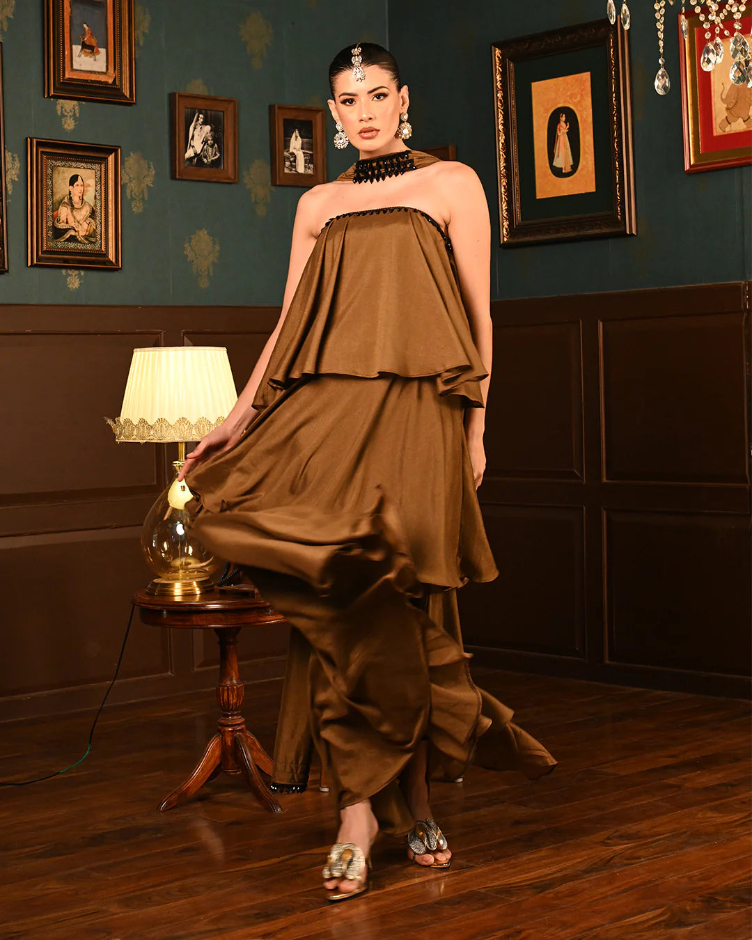 Designer ghaghra dress for parties and events