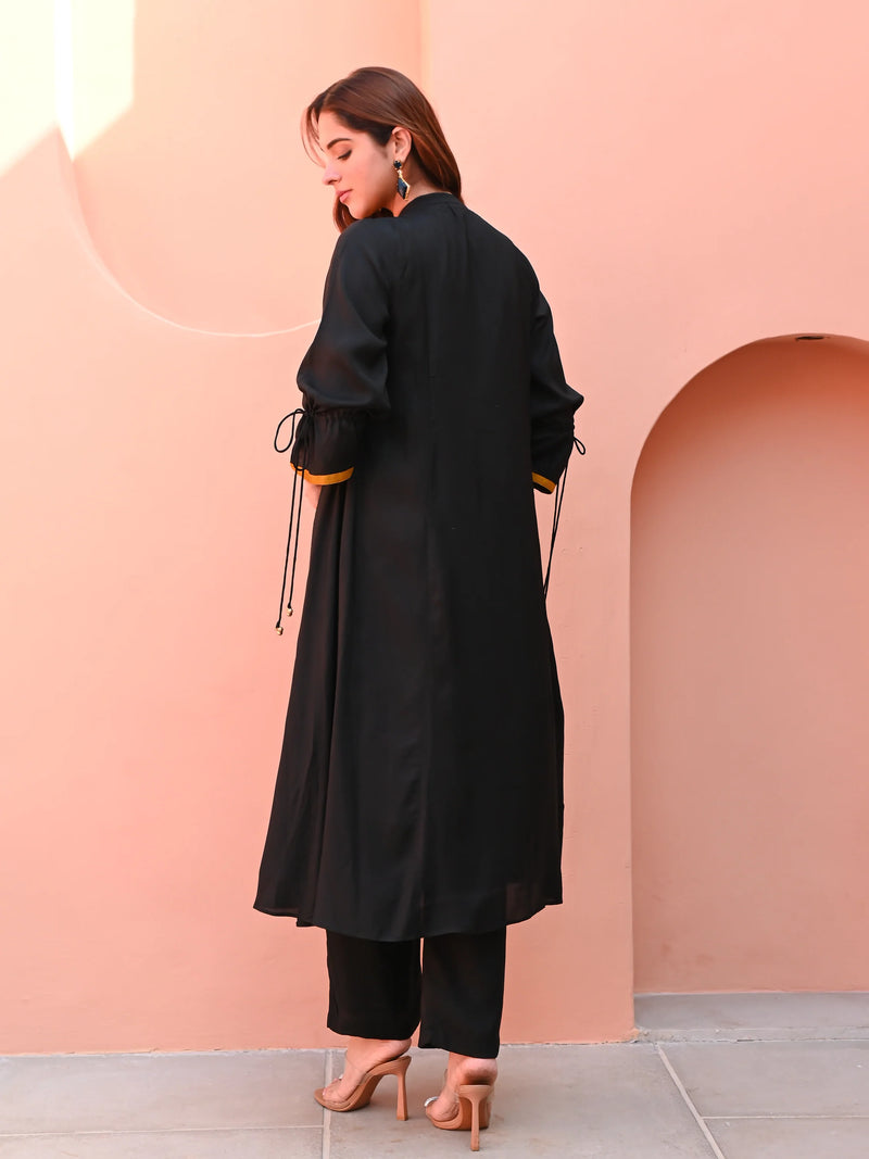 Black Kurta Set