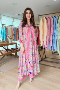 Floral Muslin Two-Piece Coord Set