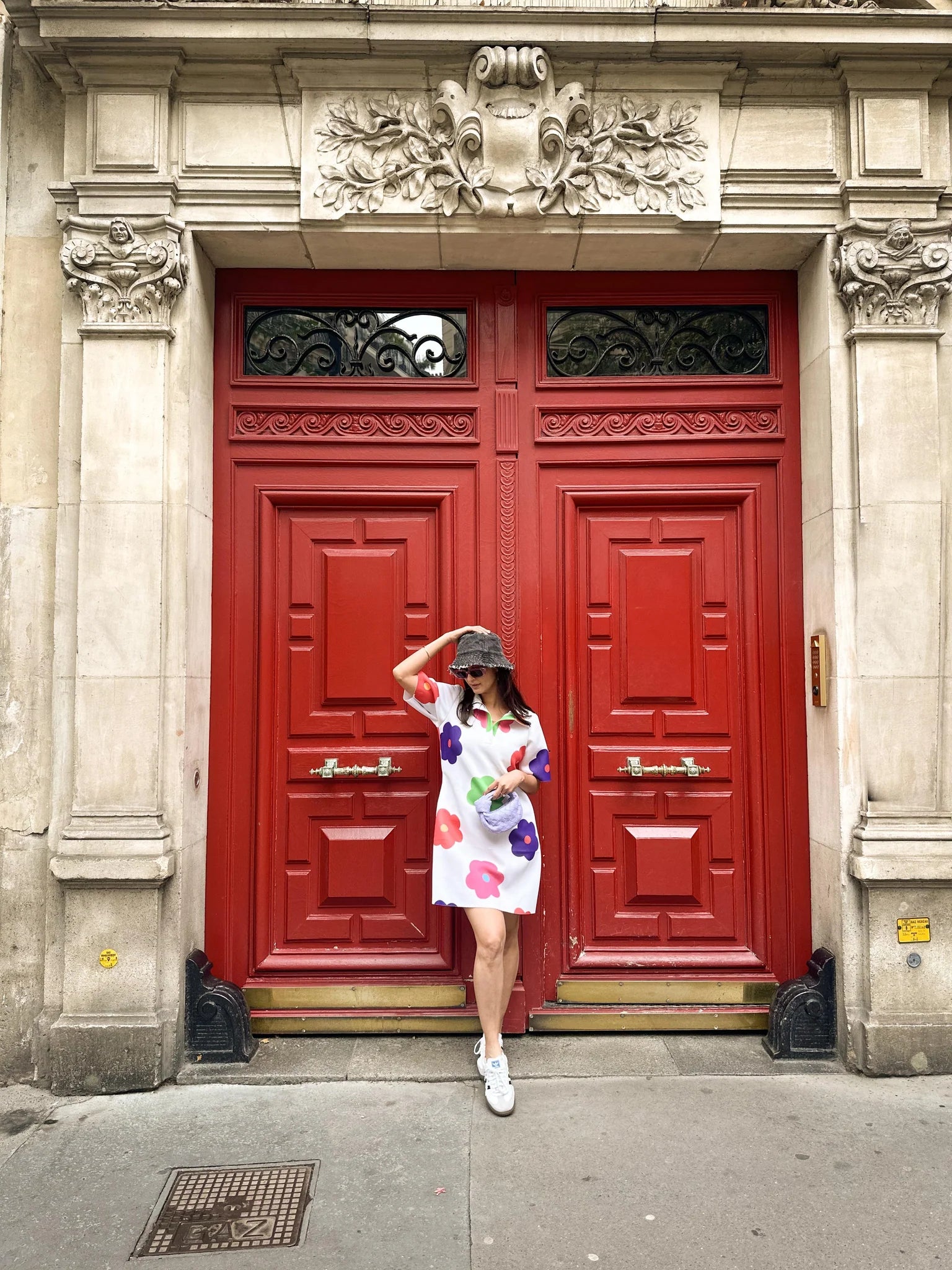 Stylish canvas dress