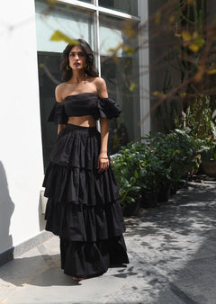 poplin fabric beach outfit for women