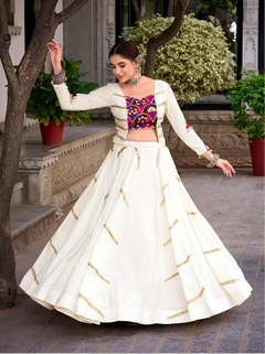Aarohi Gamthi Mirror Festive Chaniya Choli