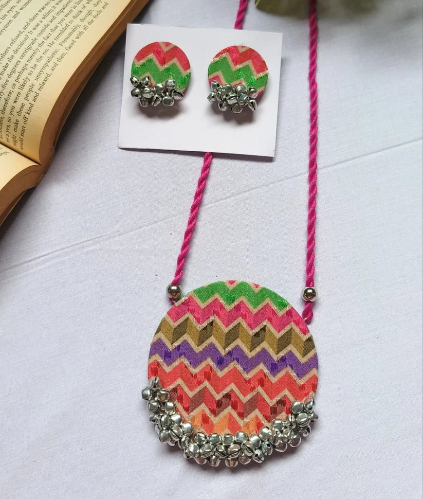 Rajvanya Midnight Ghungroo Necklace Set