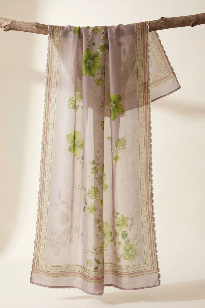 Ikat Printed Lawn Cotton Co-ord Set with Farsi Pants