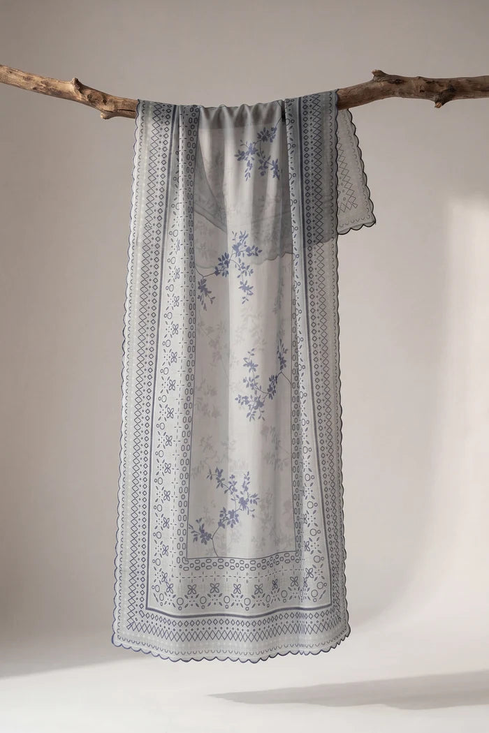 Ikat Printed Lawn Cotton Co-ord Set with Farsi Pants