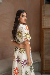 Floral cotton dress