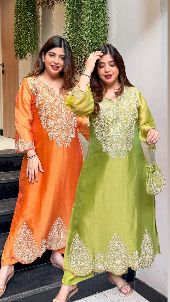 Aabha Paisley Embroidered Co-ord Set