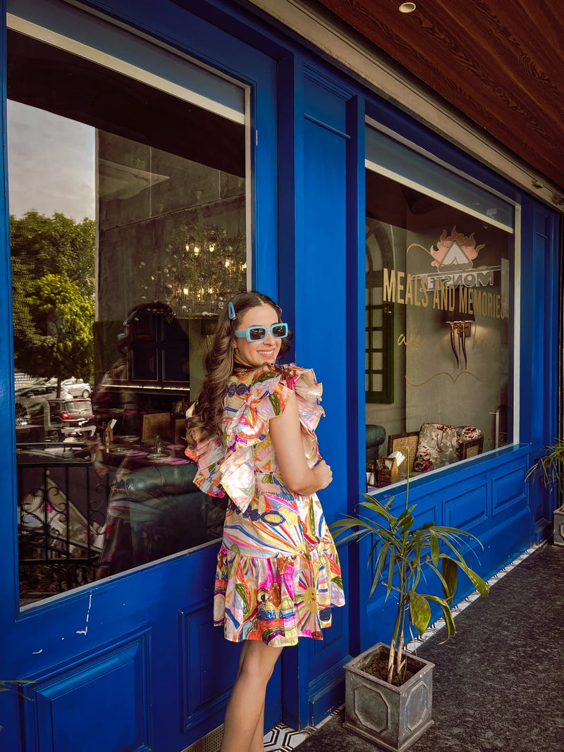 handmade block print dress