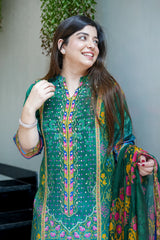 Crepe Digital Print Stylish Suit Set