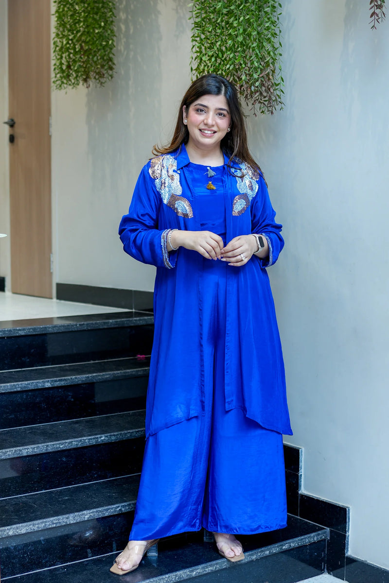 Crepe Elegant Three-Piece Set