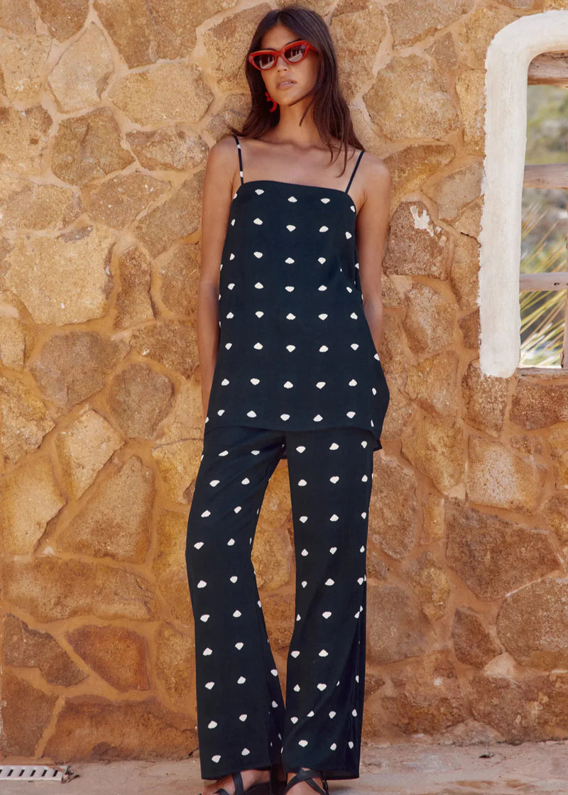 Black Cruz Longline Cami Co-Ord
