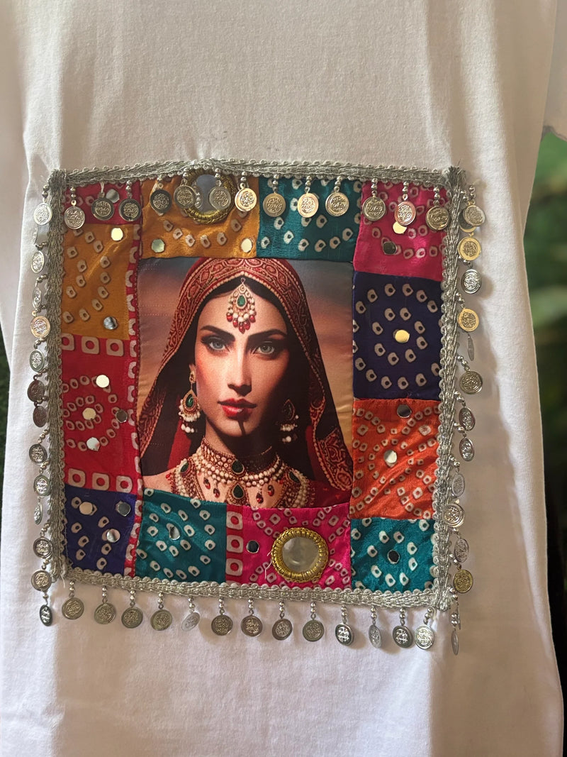 Desi Boho Patch T-Shirt