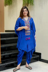 Behma Blue Kaftan Set