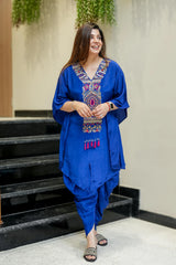 Behma Blue Kaftan Set