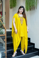 Prachi Stylish Crepe Dhoti Set