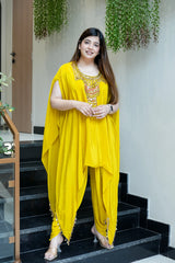 Prachi Stylish Crepe Dhoti Set